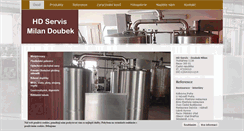 Desktop Screenshot of hdservis.cz